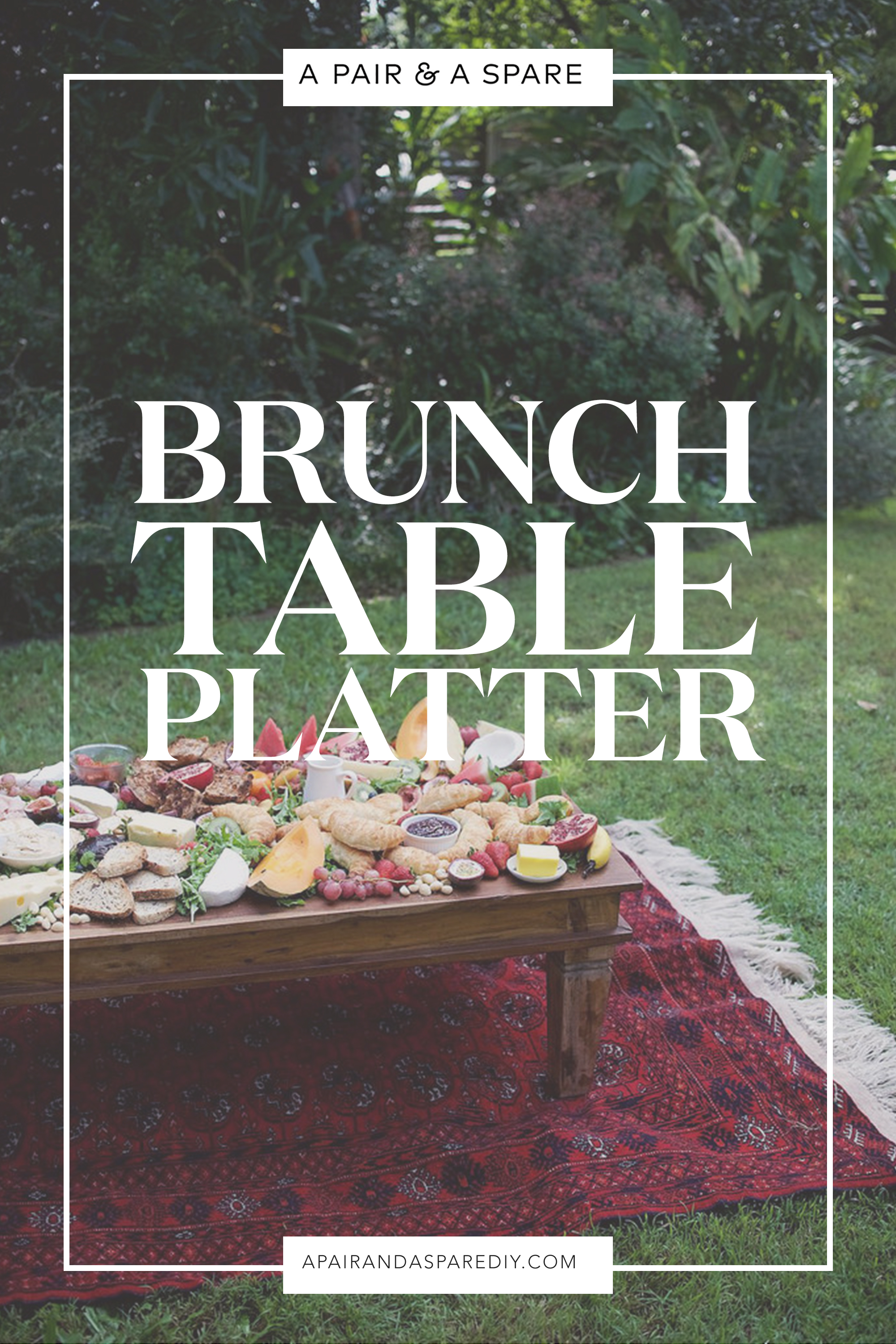 Brunch Table Platter