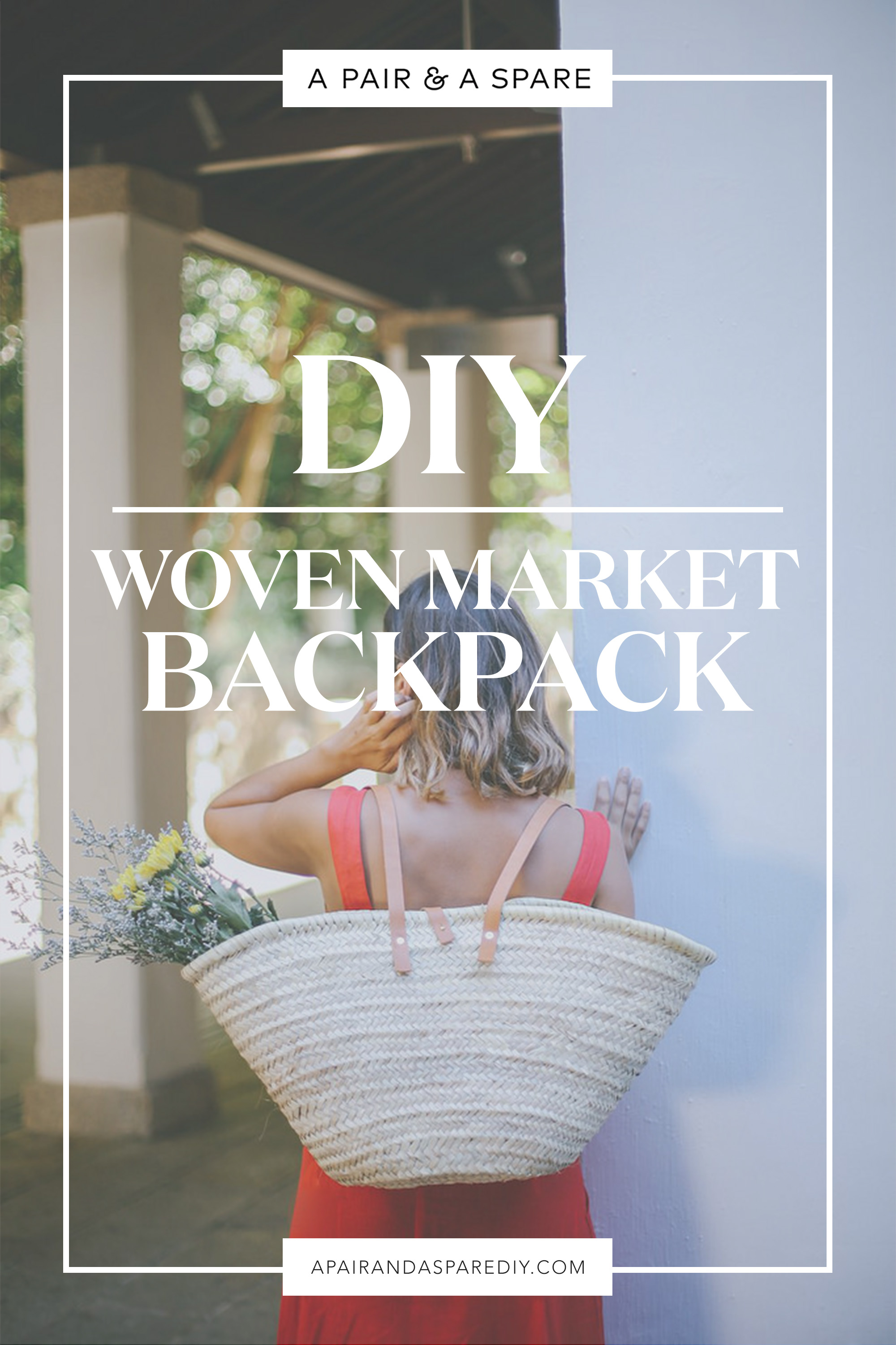 DIY Market Backpack