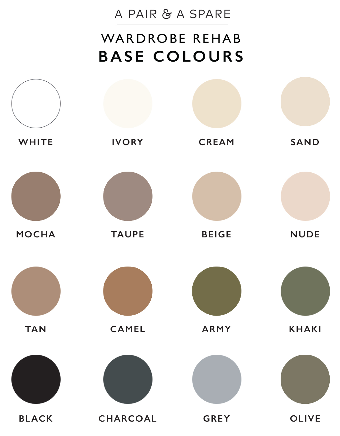 How To Choose The Colour Palette For Your Wardrobe