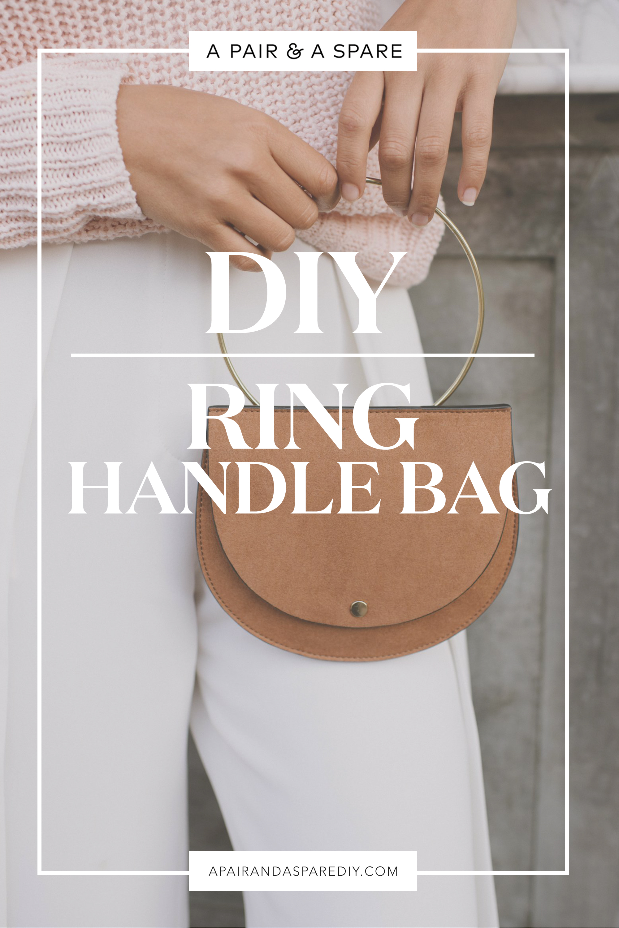 DIY Ring Handle Bag