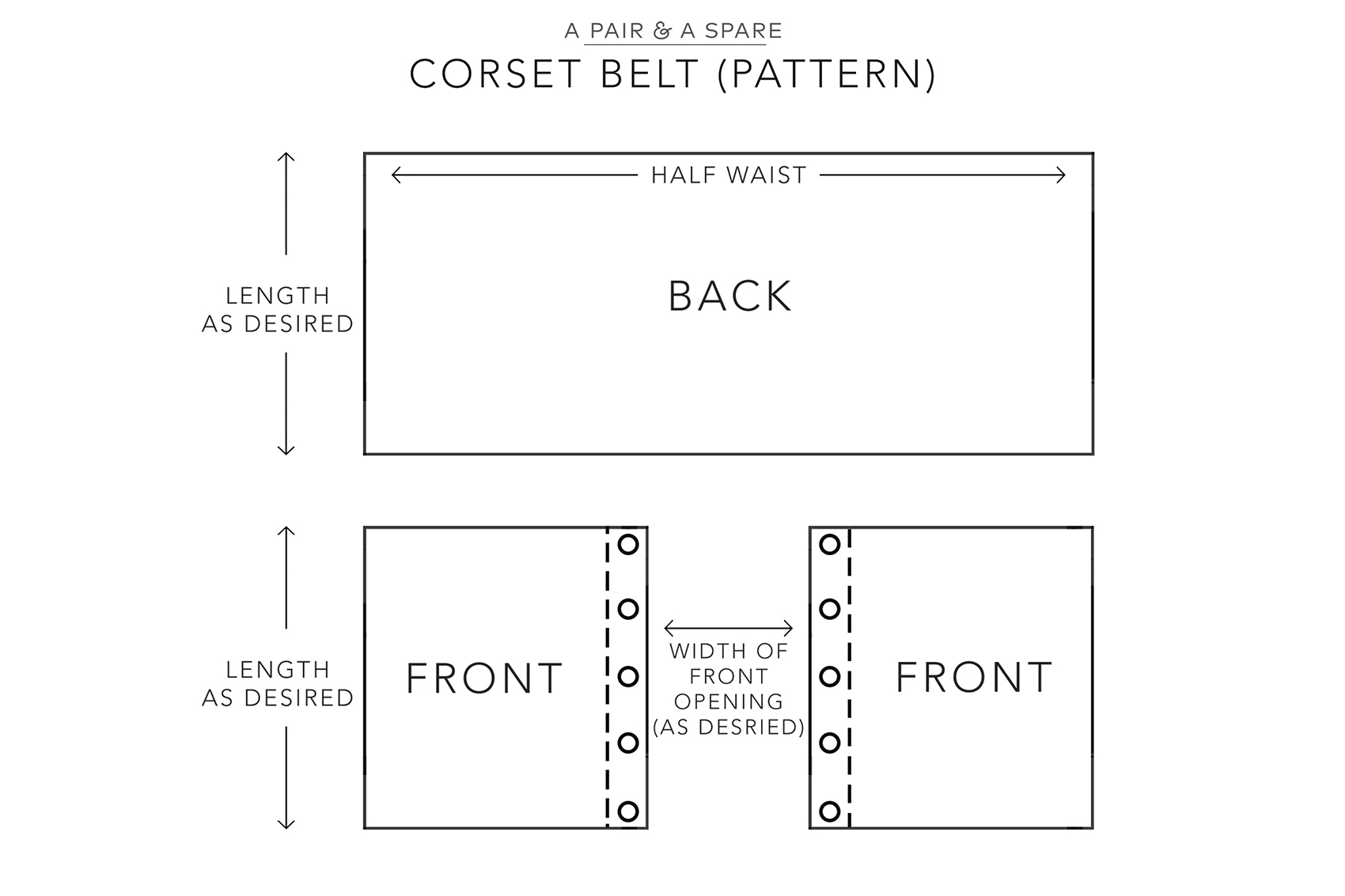 DIY Corset Belt