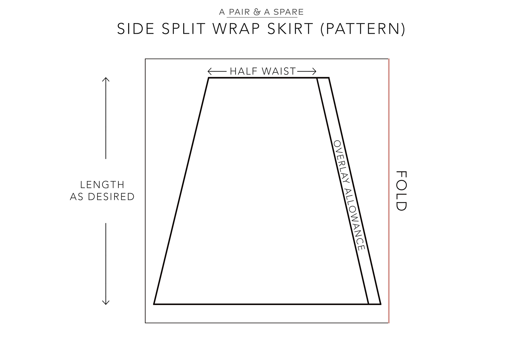 DIY Linen Side Split Skirt