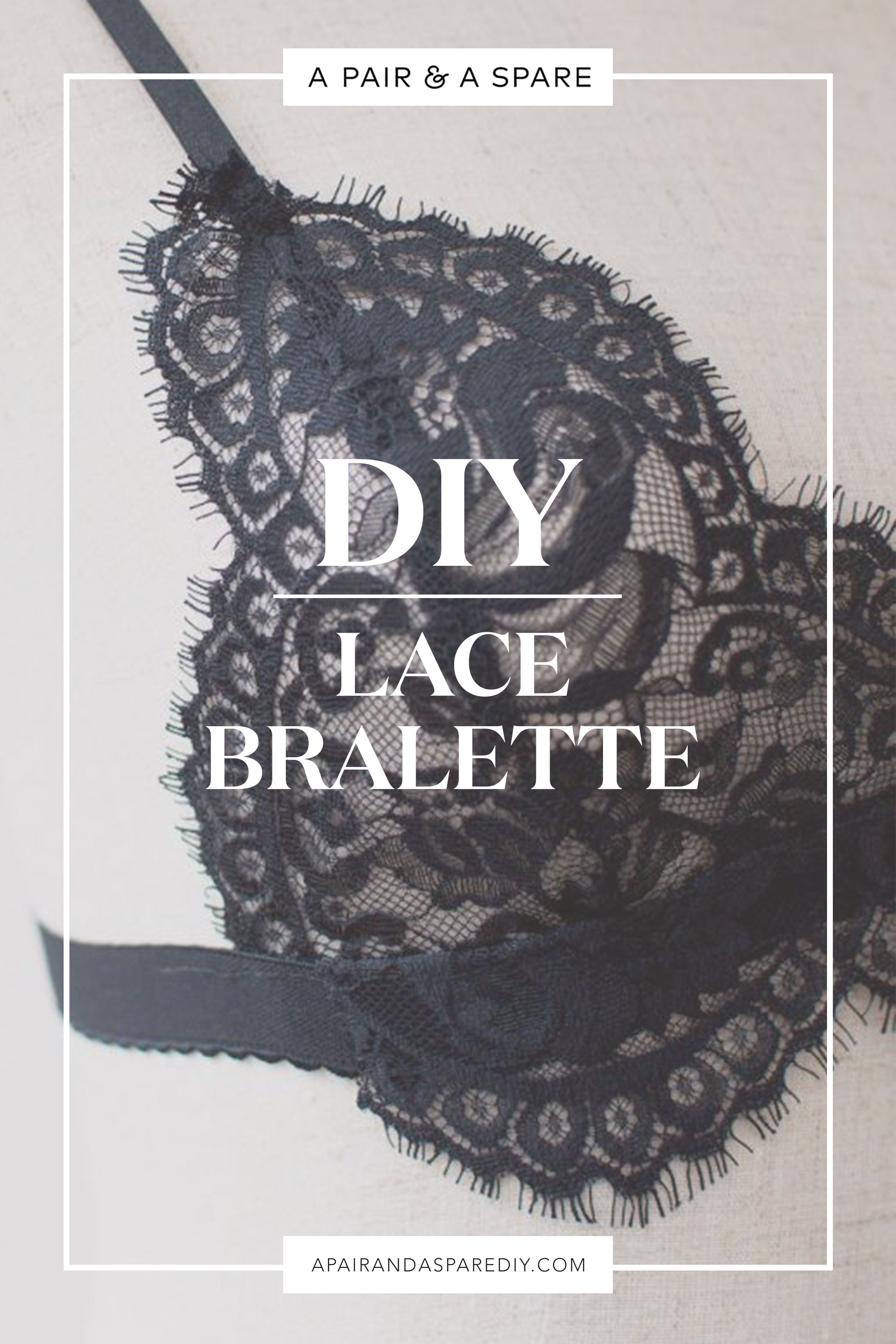 DIY Lace Bralettes