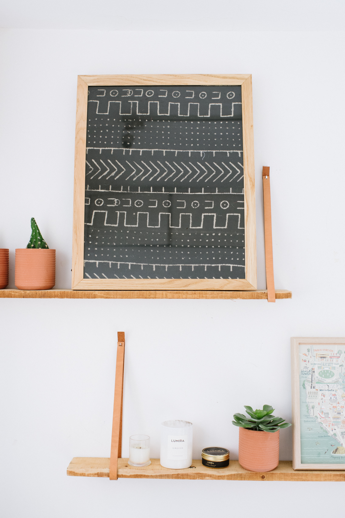 Here's how to use all your leftover fabric... Frame it!