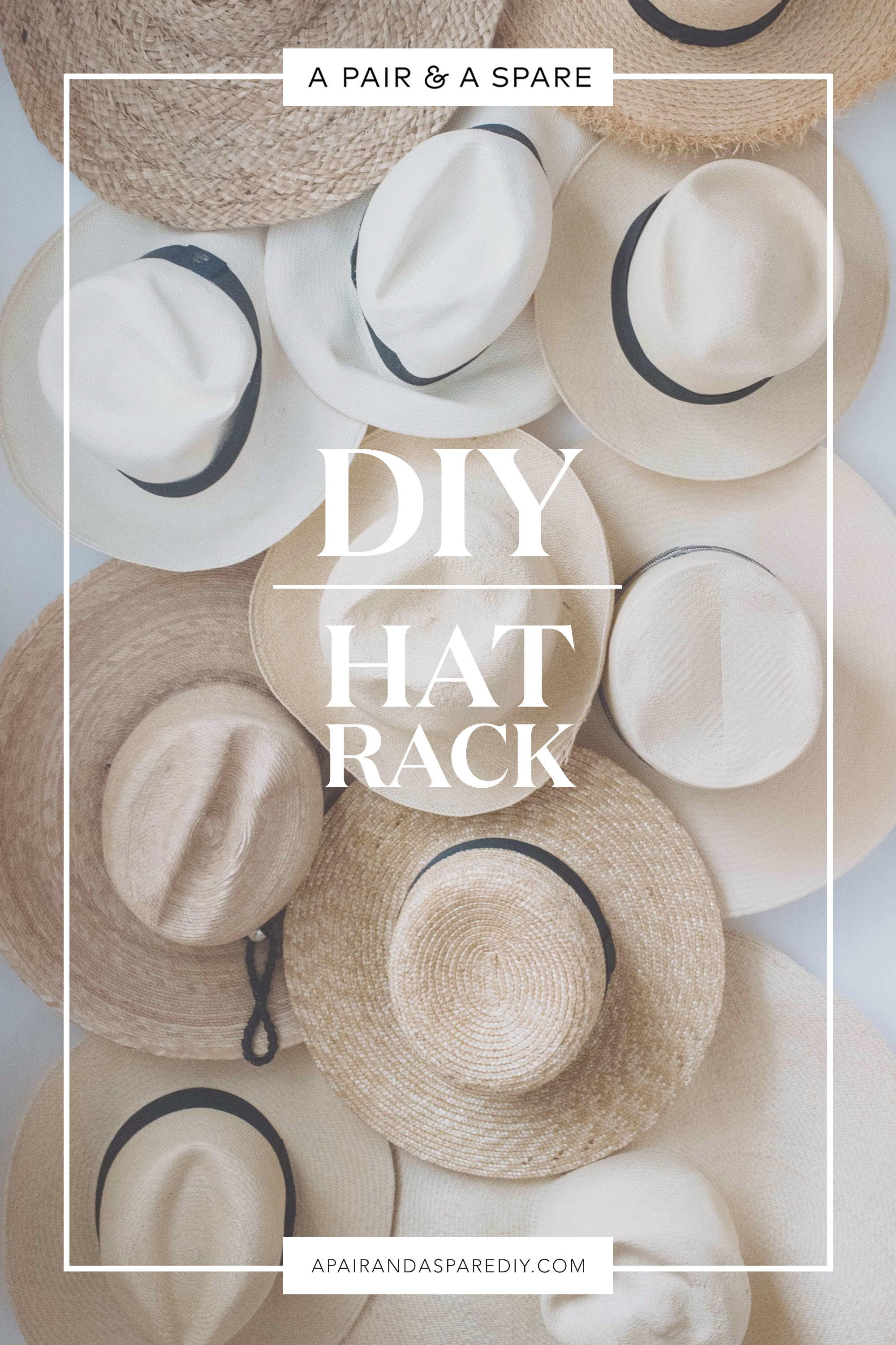 DIY Hat Rack
