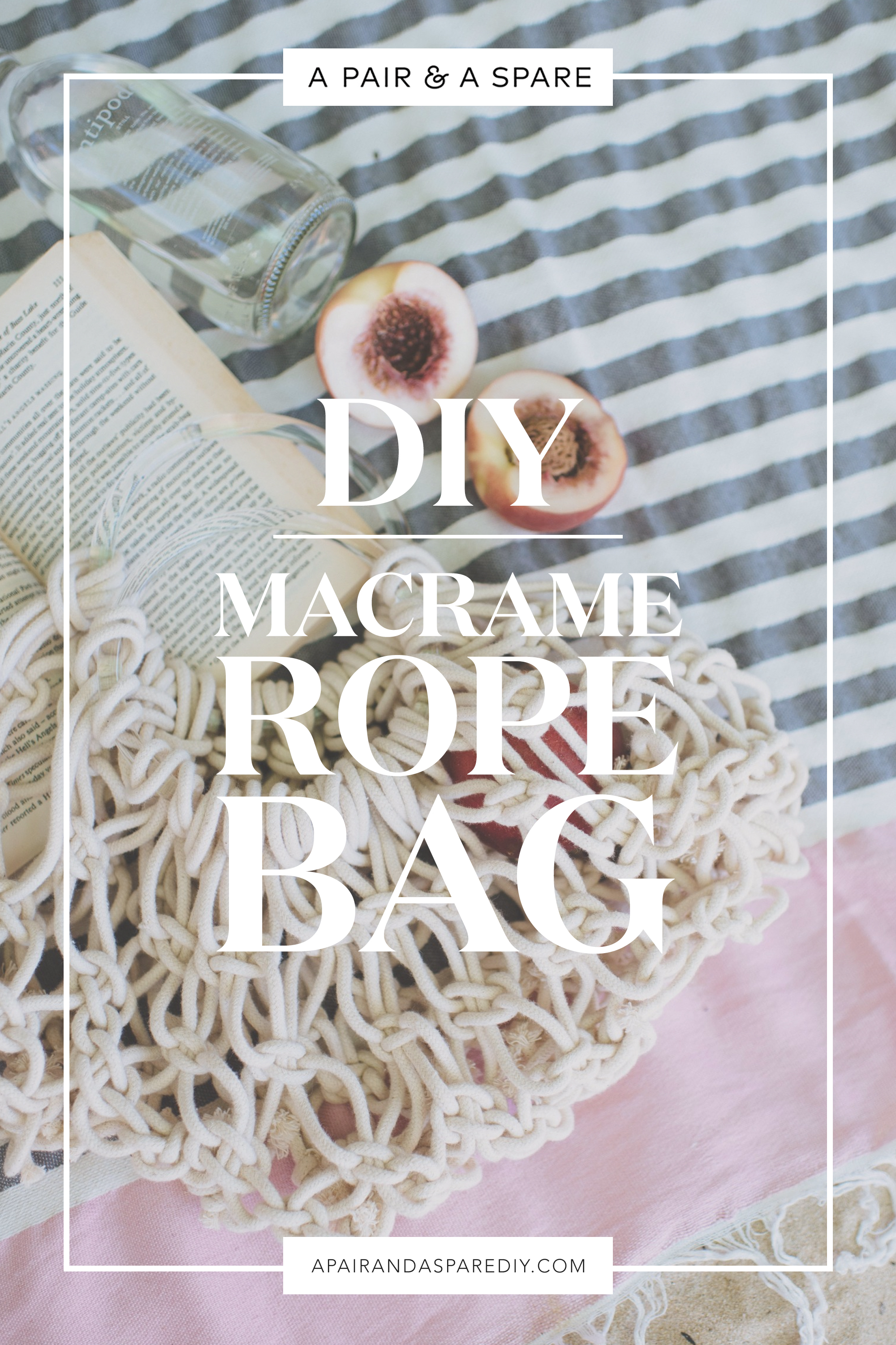 DIY Macramé Rope Bag