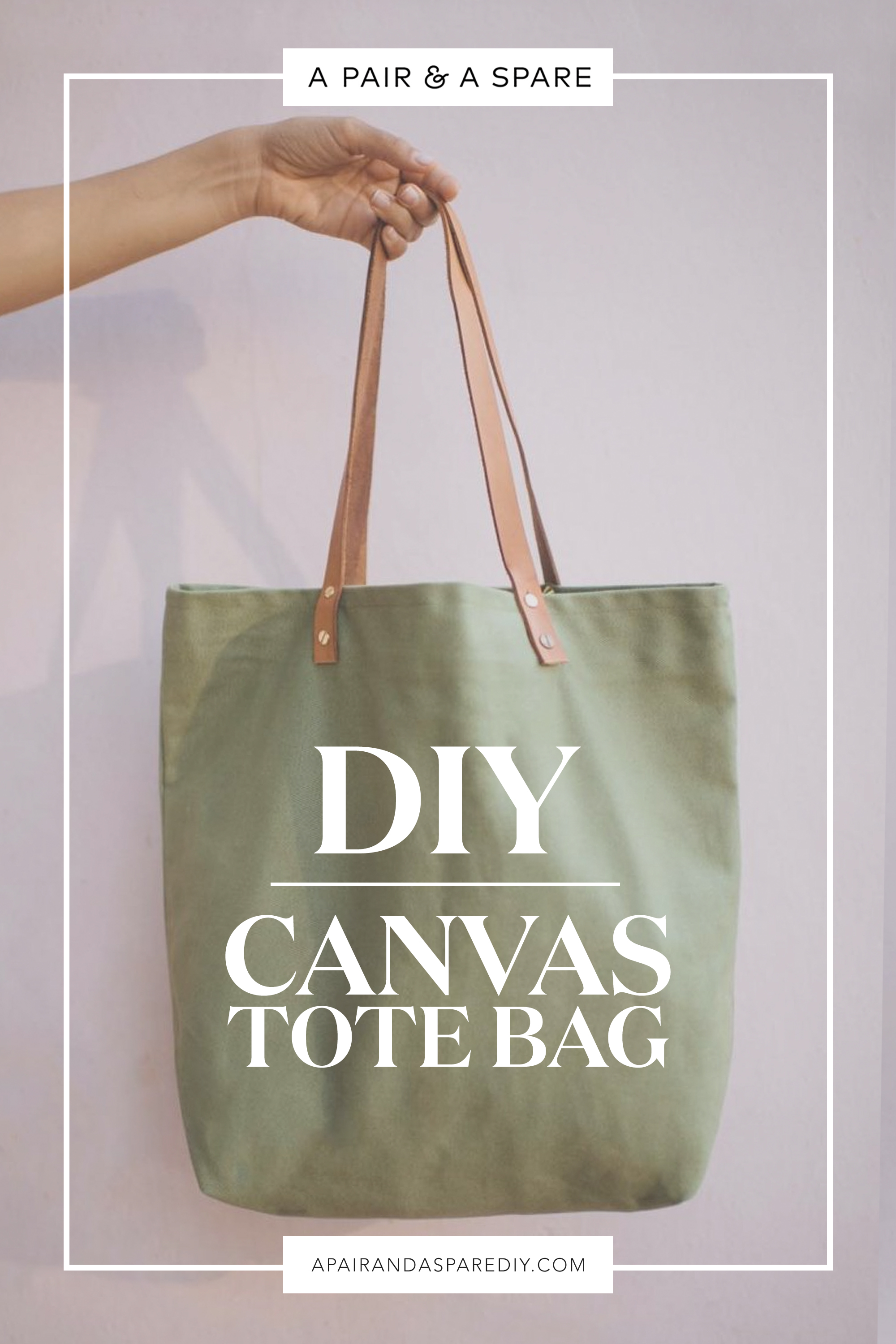 DIY Canvas Tote Bag