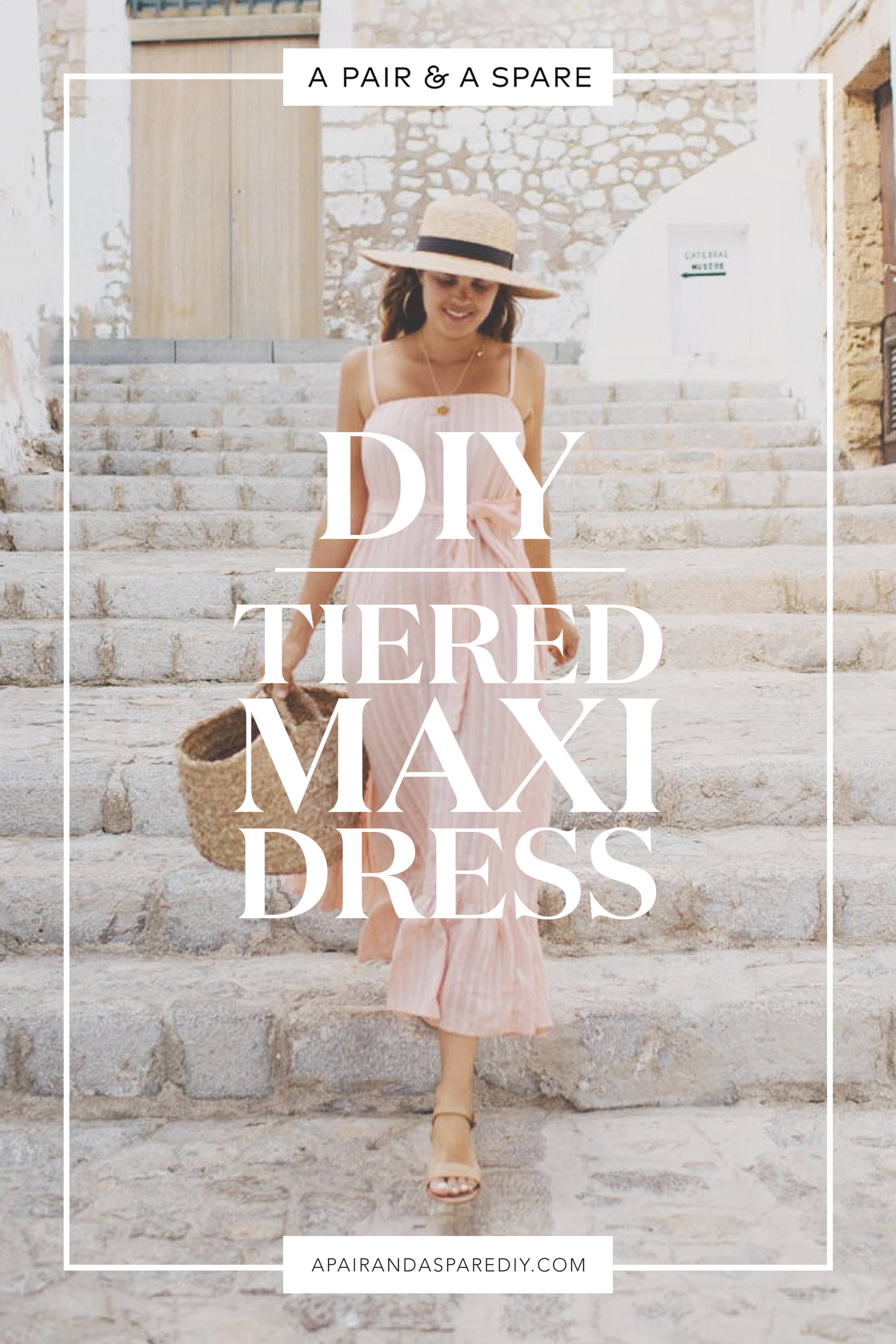 DIY Tiered Maxi Dress