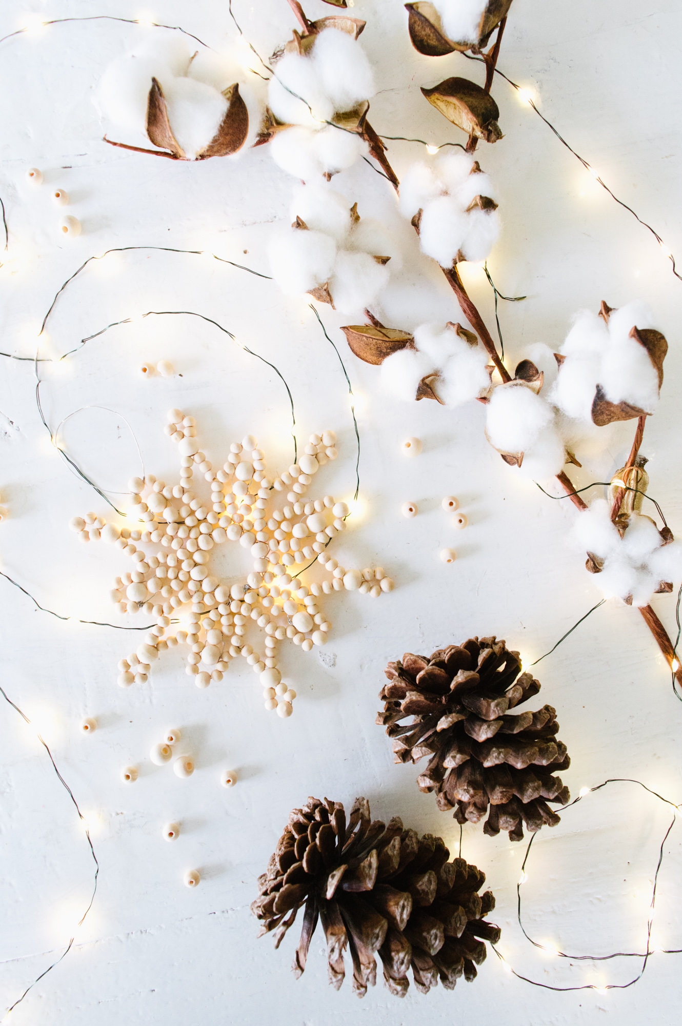 DIY Beaded Snowflake Ornament 
