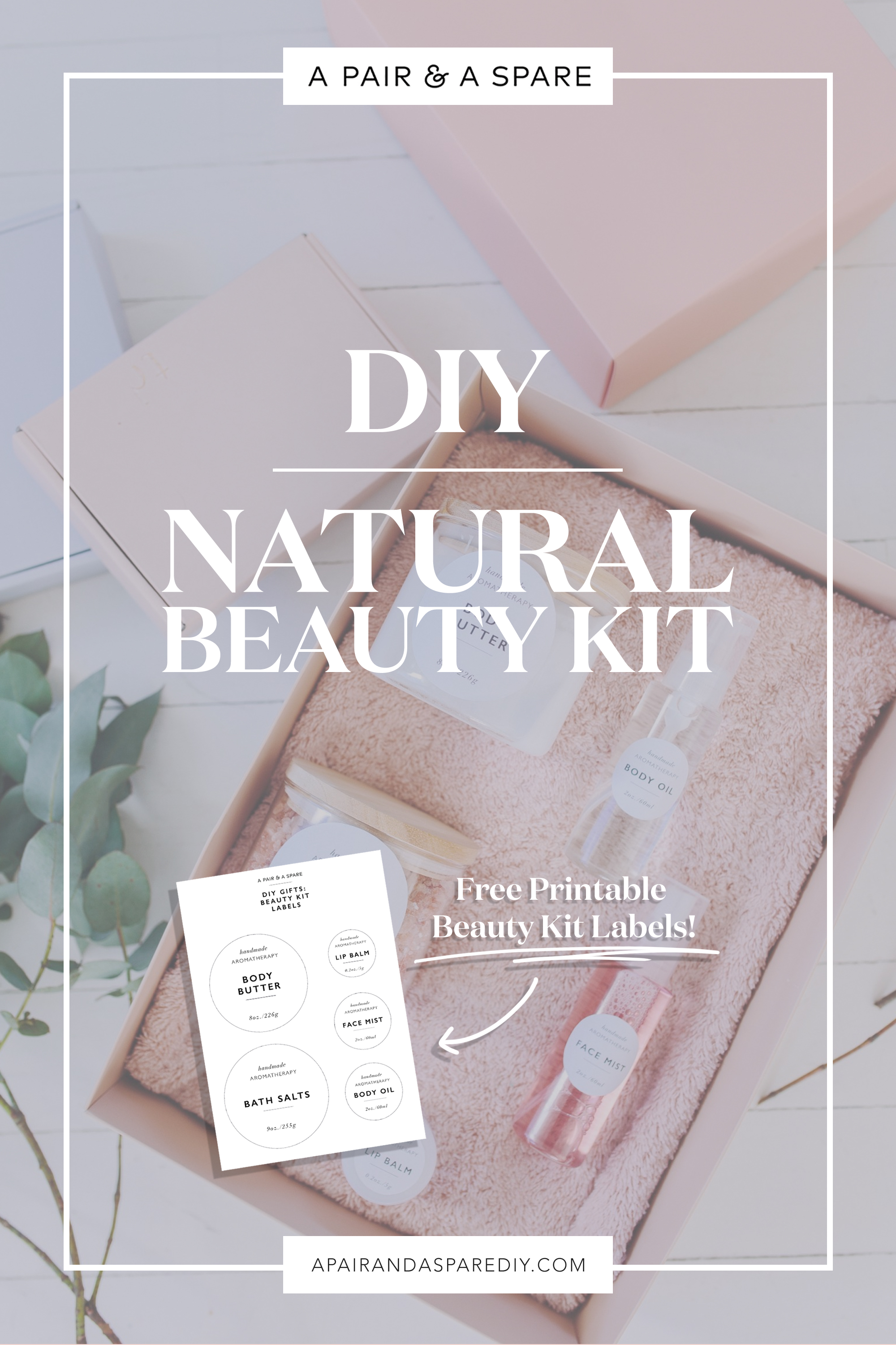 DIY Gift: Natural Beauty Kit