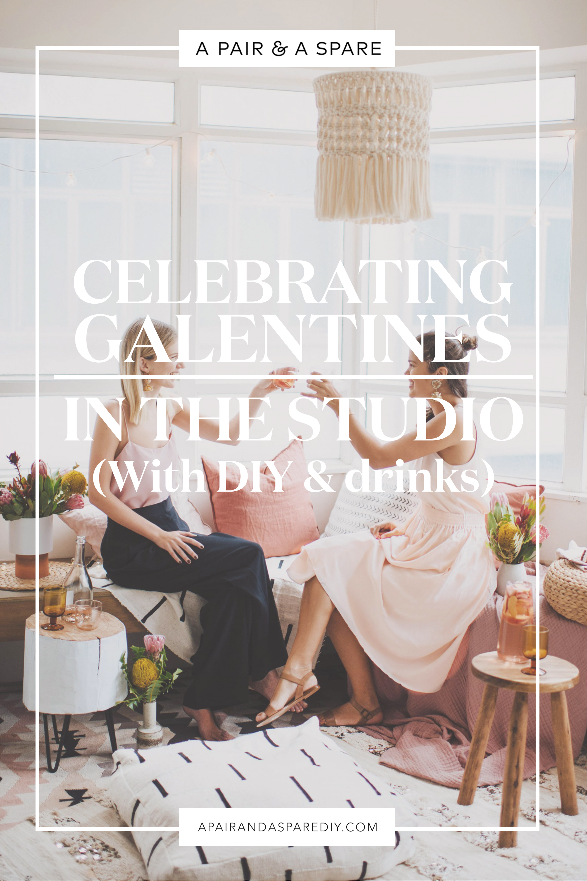 Celebrating Galentines in the Studio